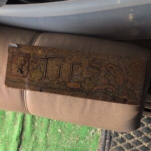 Vintage Ties Box and Hand painted Tie